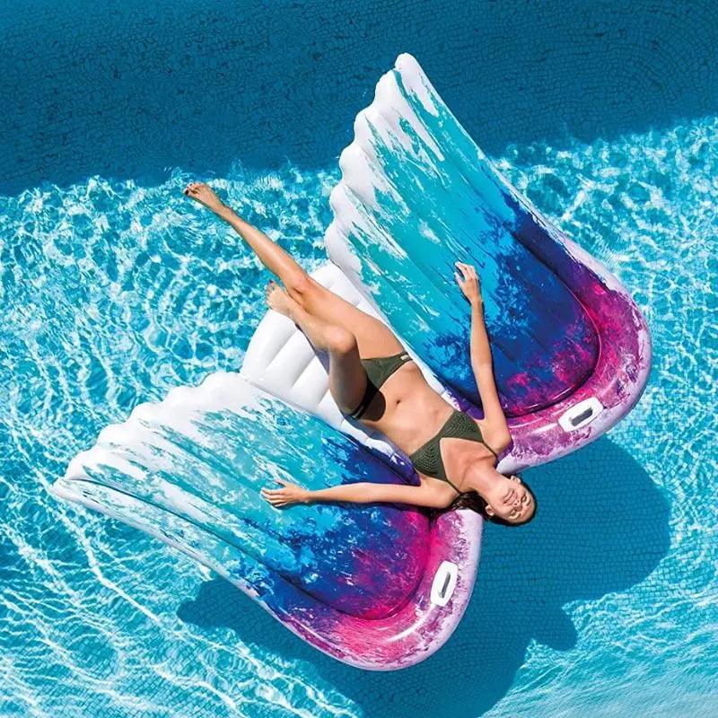 Matelas Gonflable Piscine Ailes d Ange Boueelicorne.com 47811134